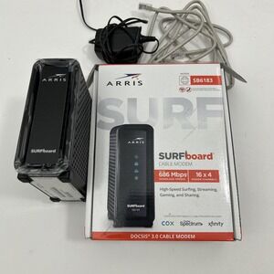 Arris Surfboard SB6183 Cable‎ Modem 686 mbps Internet Xfinity 16x4 Docsis 3.0